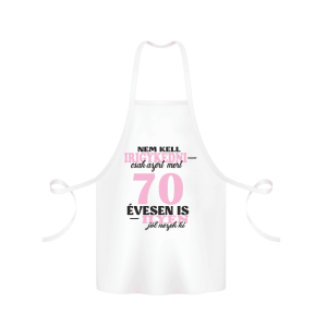 Nem kell irigykedni 70…(rózsaszín) – kötény termékkép