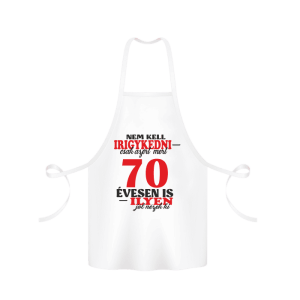 Nem kell irigykedni 70…(piros) – kötény termékkép