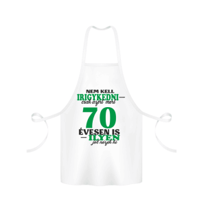 Nem kell irigykedni 70...(zöld) – kötény termékkép