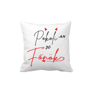 Pokolian jó főnök - vicces poénos párna termékkép