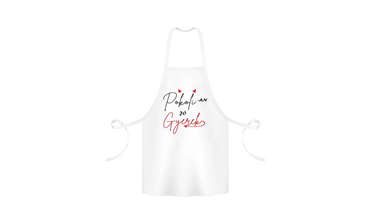 Pokolian jó gyerek - kötény termékkép