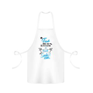 Tesó bárkit tud helyettesíteni...(kék) - kötény termékkép