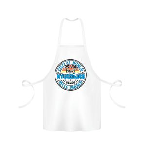 Viszlát munka, hello pihenés (kék) - kötény termékkép