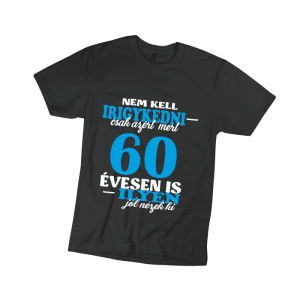 Nem kell irigykedni 60…(kék) – férfi fekete póló